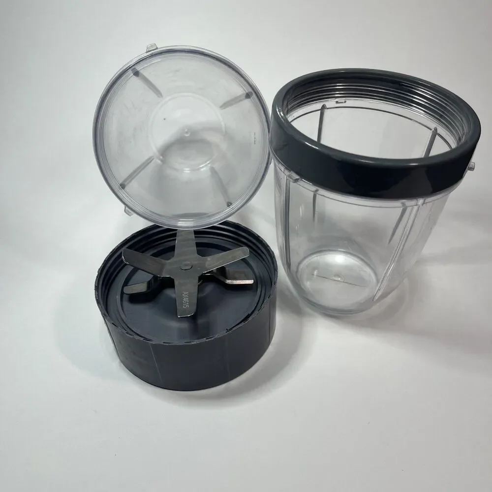 Replacement Blending Cups & Blade Compatible With Magic Bullet ,3 pieces